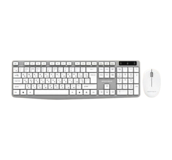 Grunhelm Комплект Grunhelm KBM-4600WL Wireless UA White (126876)