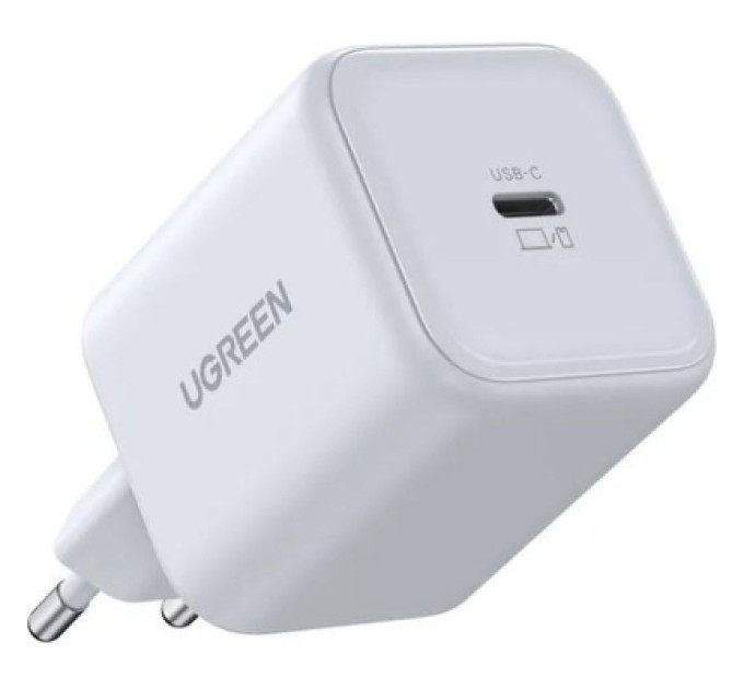 Ugreen Зарядний пристрій Ugreen USB-C GaN 45W + cable USB-C to USB-C X524 white (65055)