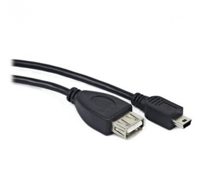 Перехідник OTG USB 2.0 AF to Mini 5P 0.5m PowerPlant (KD00AS1235)