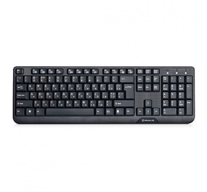Клавіатура REAL-EL 500 Standard, USB, black