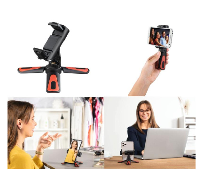 Hama Набір блогера Hama Smartphone Tripod Pocket II Rota black (00004649)