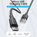 Vention Дата кабель USB 2.0 AM to Micro 5P 2.0m black VENTION (CTIBH)