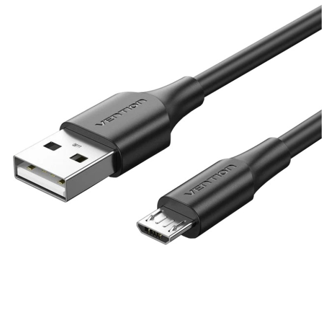 Vention Дата кабель USB 2.0 AM to Micro 5P 2.0m black VENTION (CTIBH)