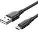 Vention Дата кабель USB 2.0 AM to Micro 5P 2.0m black VENTION (CTIBH)