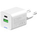 ColorWay Зарядний пристрій ColorWay USB-C PD20W + 1xUSB QC4.0 white (CW-CHS062PD-WT)
