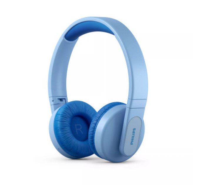 Philips Навушники Philips Kids TAK4206 On-ear Colored light panels Wireless Blue (TAK4206BL/00)