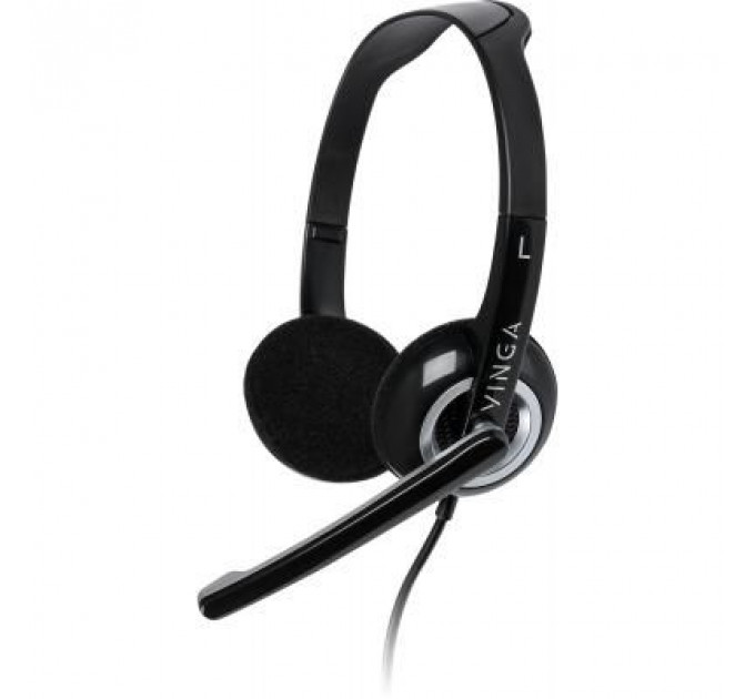 Навушники Vinga HSU60 USB Black (HSU60BK)