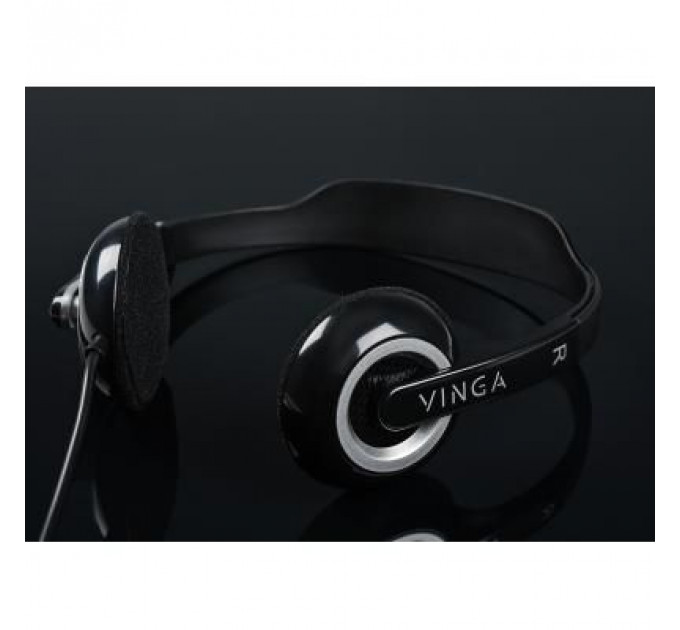 Навушники Vinga HSU60 USB Black (HSU60BK)