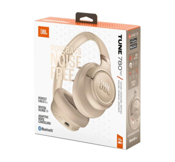 JBL Навушники JBL Tune 780 NC Beige (JBLT780NCBEG)