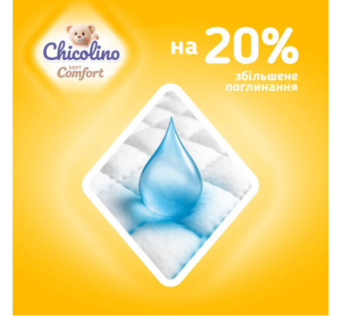 Chicolino Підгузки Chicolino Soft comfort Розмір 4 (7-14кг) 34 шт (4820204703547)