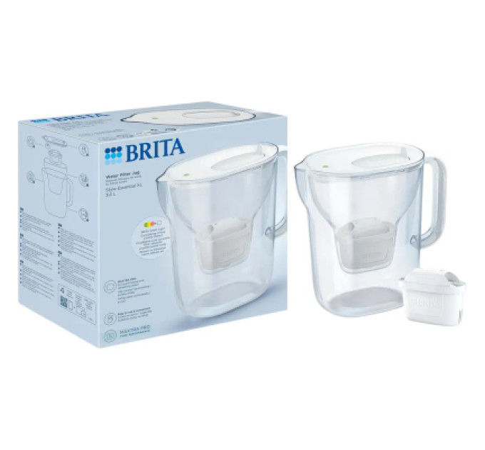 Brita Фільтр-глечик Brita Style Essential XL MXPro 3.6л з картриджем білий (1058045)