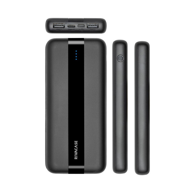 RivaCase Універсальна мобільна батарея Rivacase Rivapower 10000mAh Black (VA2041)