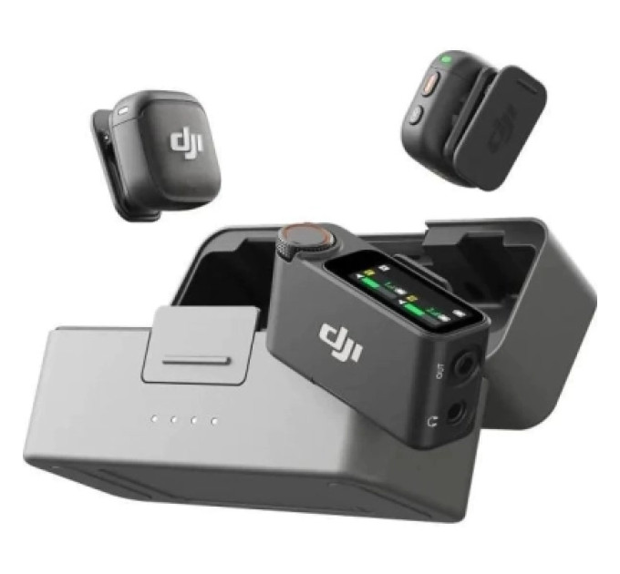 DJI Мікрофон DJI DJI Mic 3 (2 TX + 1 RX + Charging Case) (CP.RN.00000480.01)