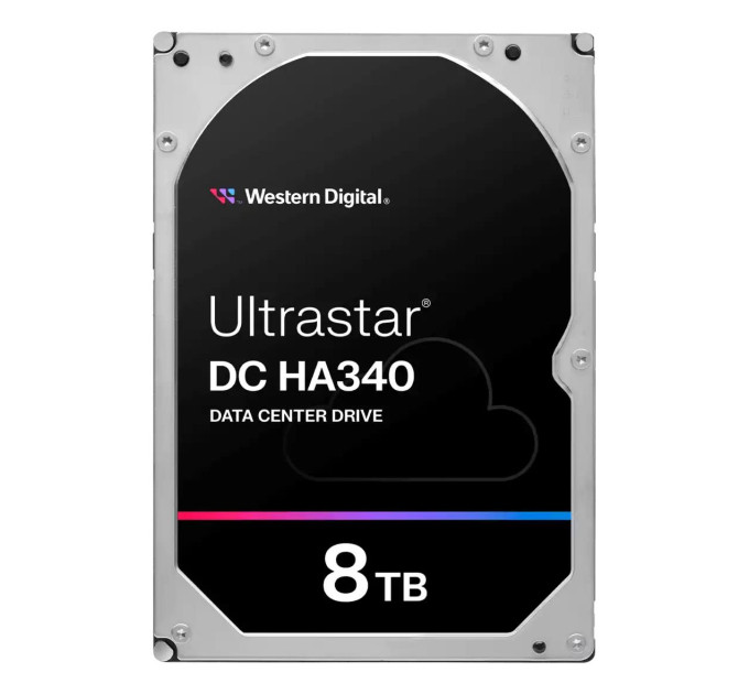 WESTERN DIGITAL Запам’ятовувальний пристрій на жорстких дисках (HDD) SATA 8TB 7200RPM 512MB DC HA340 0B47078 WD