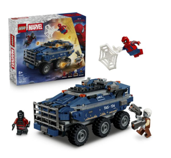 LEGO Конструктор LEGO Super Heroes Переслідування Людиною-Павуком машини для перевезення злочинців