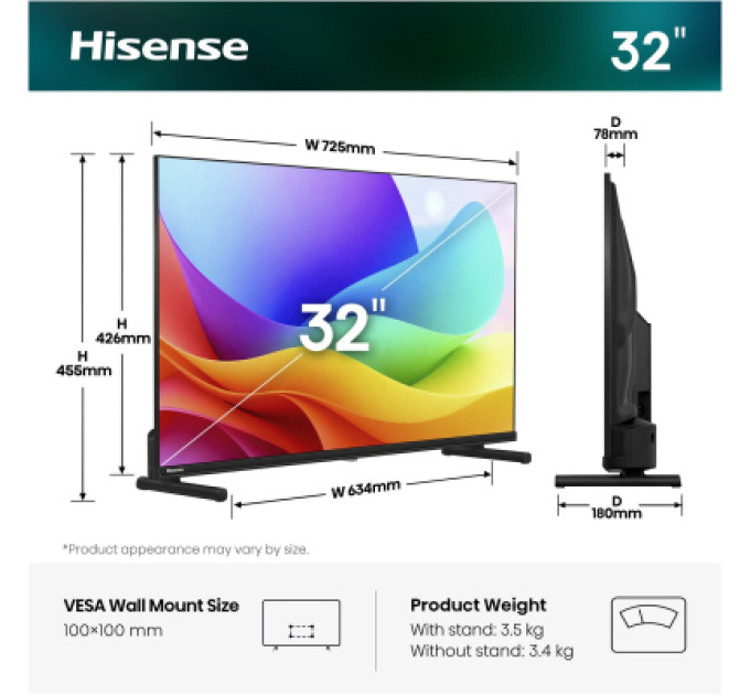 Hisense Телевізор Hisense 32A5S