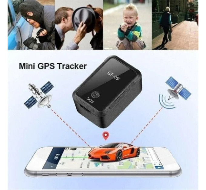 Voltronic GPS-трекер для авто Voltronic GF-09+WiFi, точність позиціювання GPS: 100m, Box, 33x (GF-09)