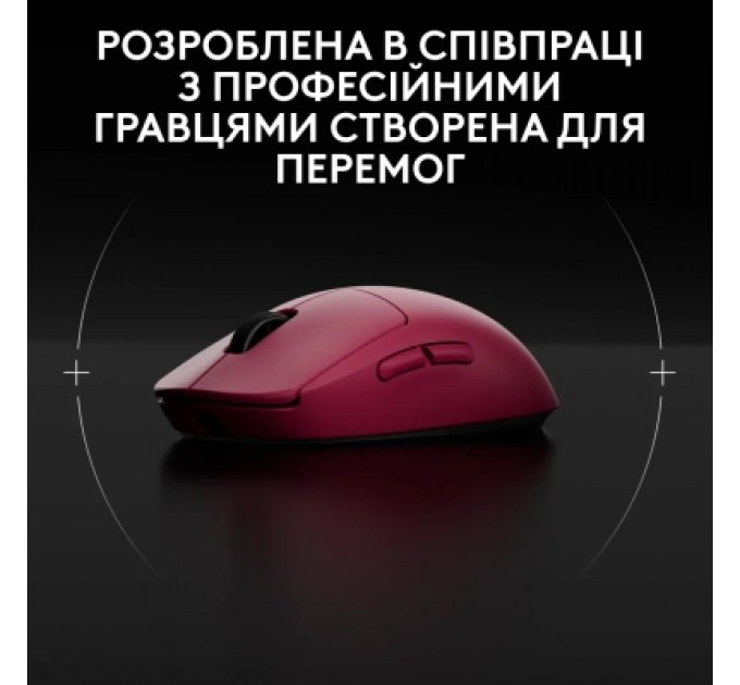 Мишка Logitech G Pro 2 Lightspeed Wireless Magenta (910-007309)