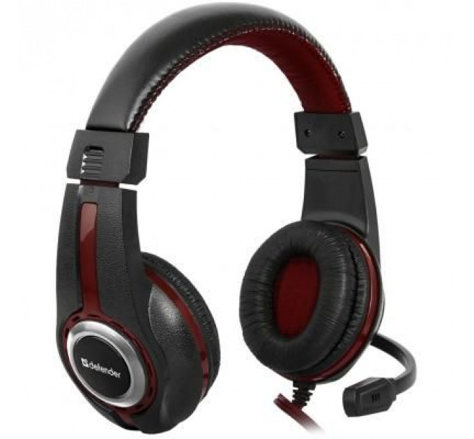 Навушники Defender Warhead G-185 Black-Red (64106)