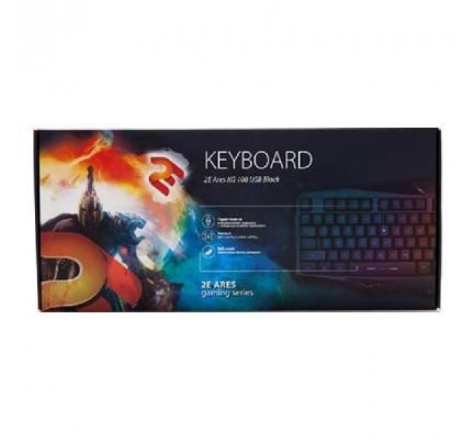 Клавіатура 2E Ares KG 108 USB Black (2E-KG108UB)