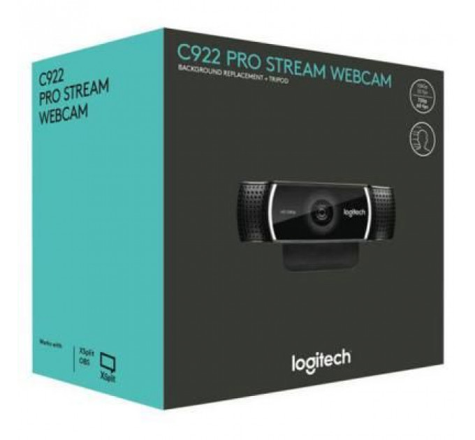 Веб-камера Logitech C922 Pro Stream (960-001088)