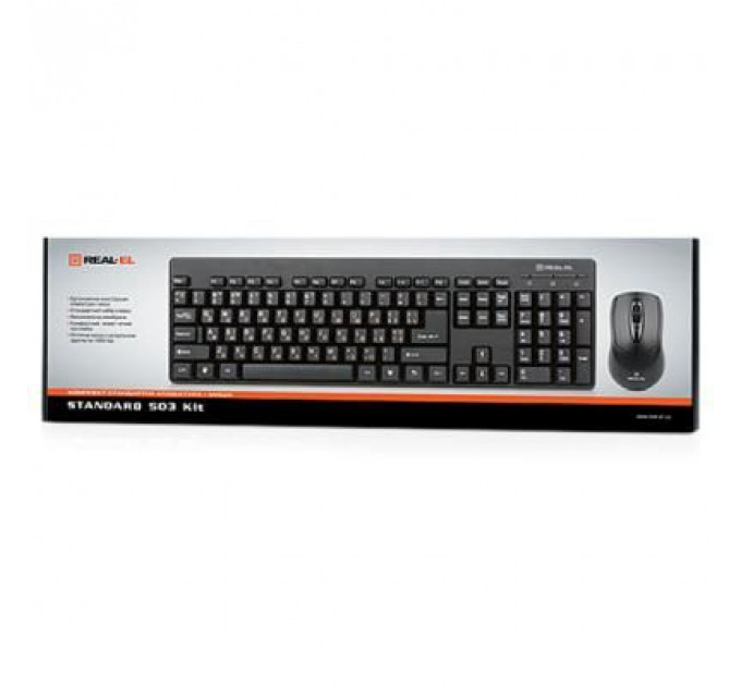 Комплект REAL-EL Standard 503 Kit, USB, black