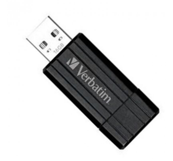 USB флеш накопичувач 16Gb Store'n'Go PinStripe black Verbatim (49063)