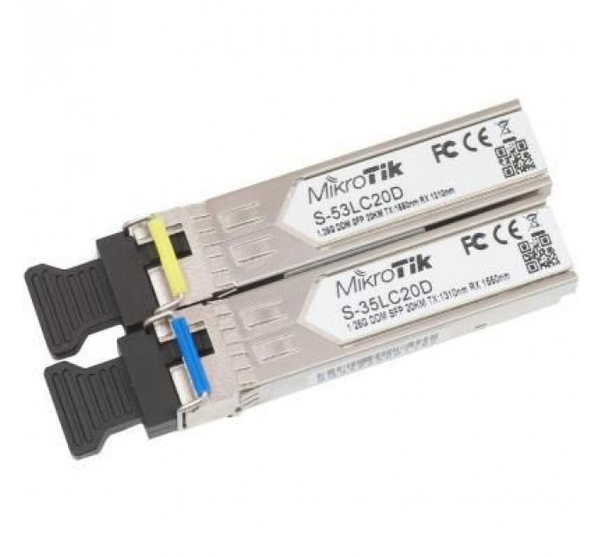 Модуль SFP Mikrotik S-35/53LC20D, 1.25 G, 20 км, LC (S-3553LC20D)
