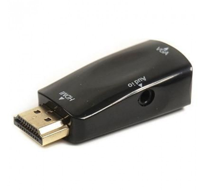 Перехідник HDMI to VGA 0.5m PowerPlant (CA910267)