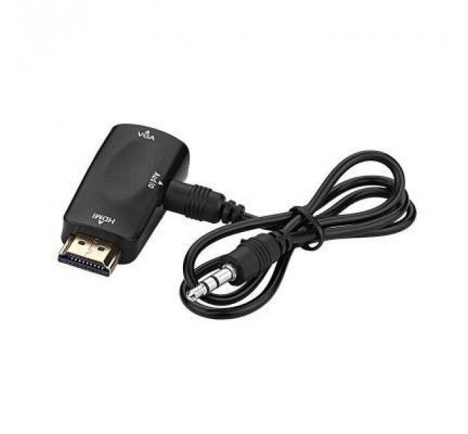 Перехідник HDMI to VGA 0.5m PowerPlant (CA910267)