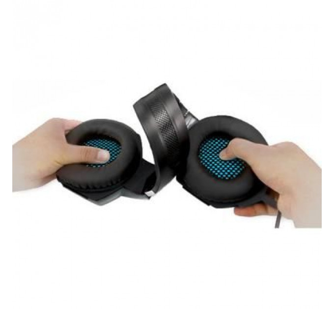 Навушники REAL-EL GDX-7500 black-blue