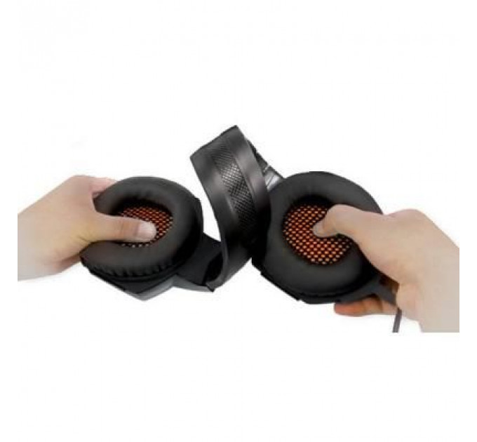 Навушники REAL-EL GDX-7700 SURROUND 7.1 black-orange