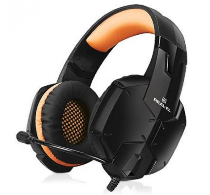 Навушники REAL-EL GDX-7700 SURROUND 7.1 black-orange