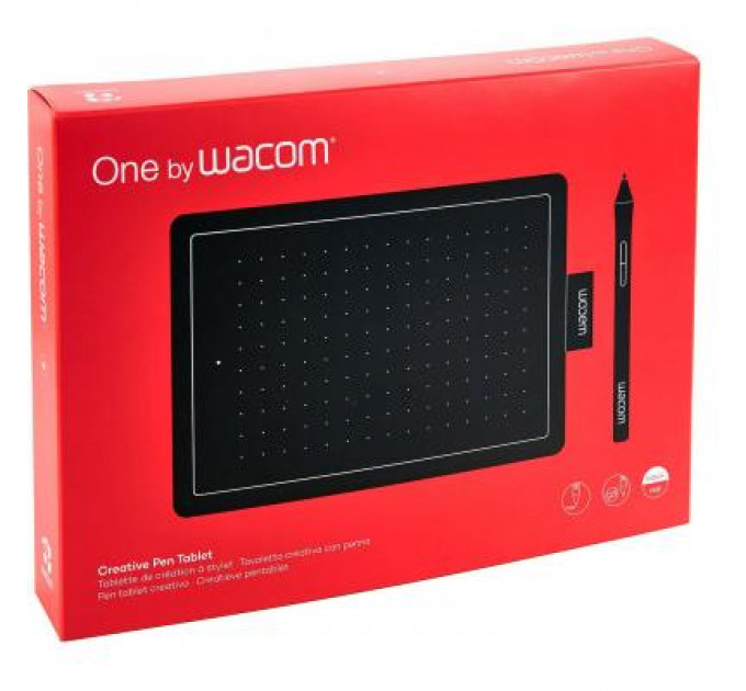 Графічний планшет Wacom One by Small Black (CTL-472-N)