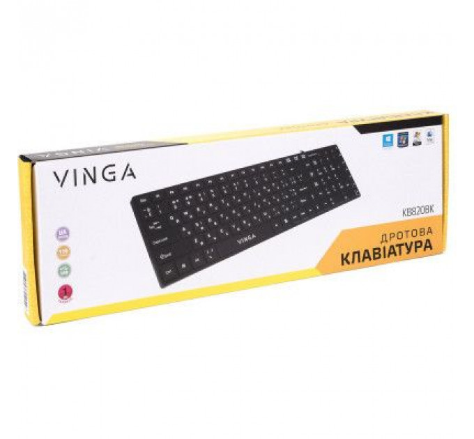 Клавіатура Vinga KB820BK