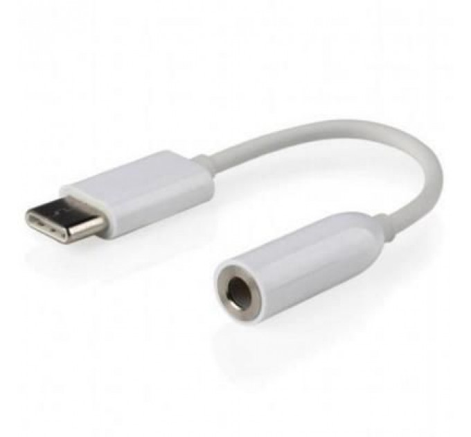 Перехідник Type-C to Jack 3.5mm female Cablexpert (CCA-UC3.5F-01-W)