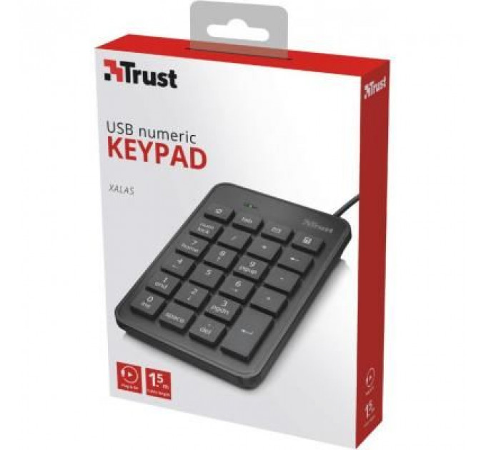 Клавіатура Trust Xalas USb numeric keypad (22221)