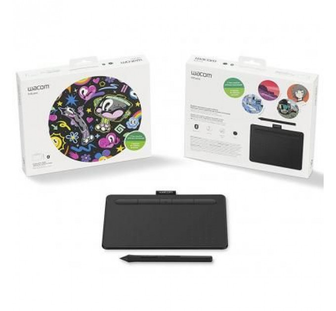 Графічний планшет Wacom Intuos S Bluetooth black (CTL-4100WLK-N)
