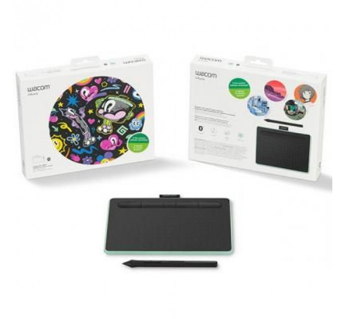 Графічний планшет Wacom Intuos M Bluetooth pistachio (CTL-6100WLE-N)
