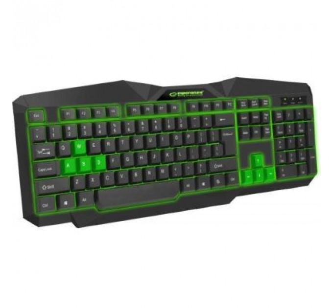 Клавіатура Esperanza EGK201 Green USB LED (EGK201GUA)