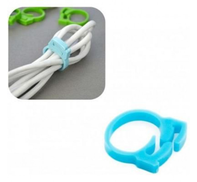 Тримач для кабелю Extradigital Cable Clips CC-901 (Blue) * 6 (KBC1706)