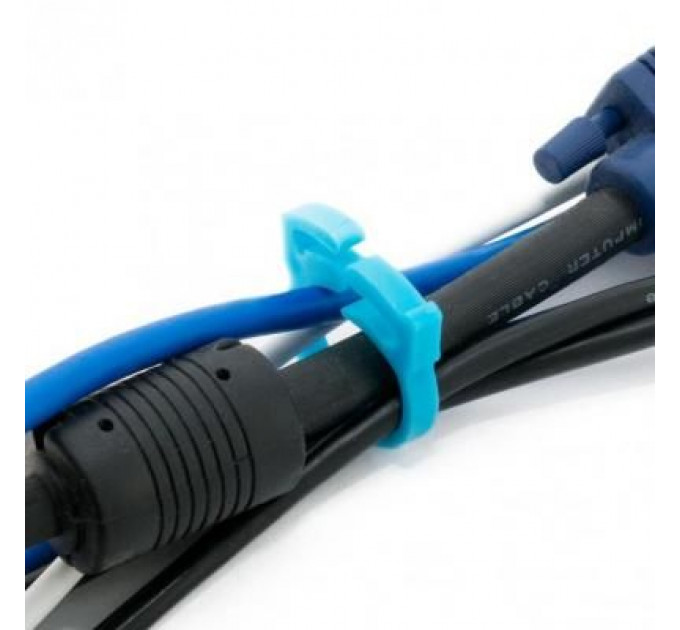 Тримач для кабелю Extradigital Cable Clips CC-901 (Blue) * 6 (KBC1706)
