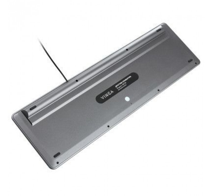Клавіатура Vinga KB735 black-grey