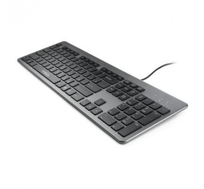 Клавіатура Vinga KB735 black-grey