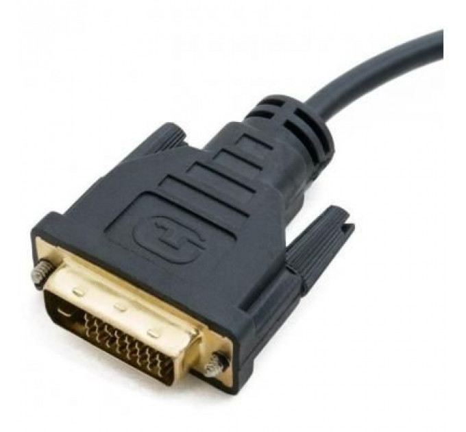 Перехідник DVI-D Dual Link (Male)-VGA (Female), 0.15 m Extradigital (KBV1685)