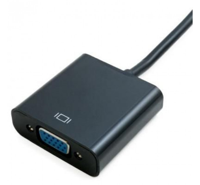 Перехідник DVI-D Dual Link (Male)-VGA (Female), 0.15 m Extradigital (KBV1685)