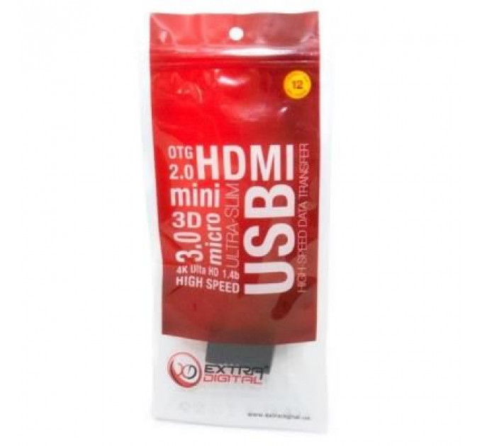 Перехідник HDMI F to HDMI F Extradigital (KBH1693)