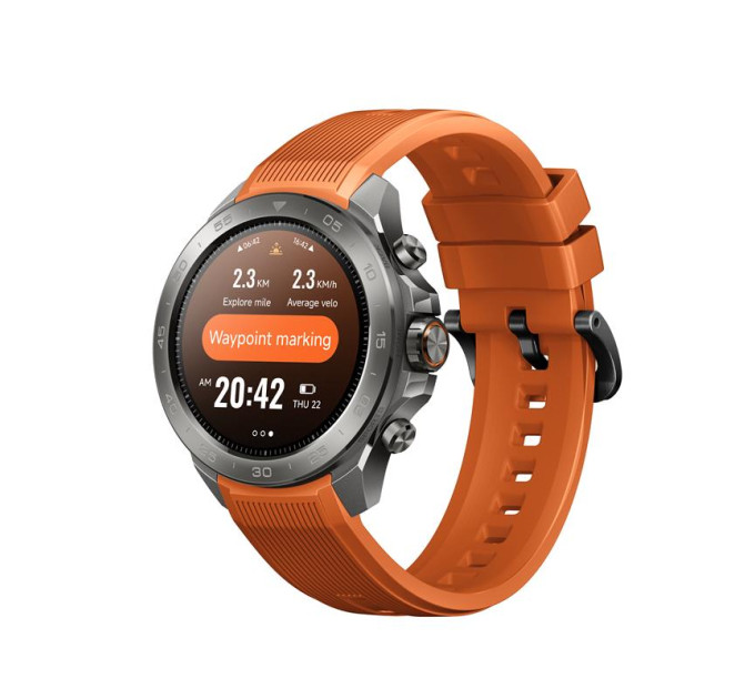 Mibro Смарт-годинник Mibro GS Explorer S 48мм, 1.32", 466x466, AMOLED, BT 5.3, Dual-band GPS, 10 ATM, титан-силікон