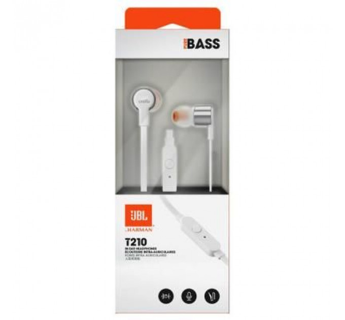Навушники JBL T210 Grey (JBLT210GRY)