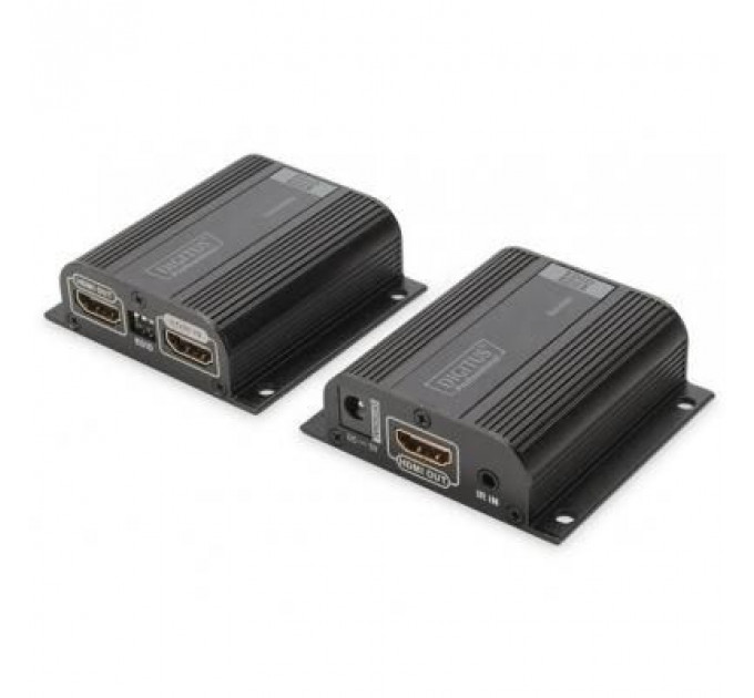 Перехідник HDMI UTP 50m Black Digitus (DS-55100-1)